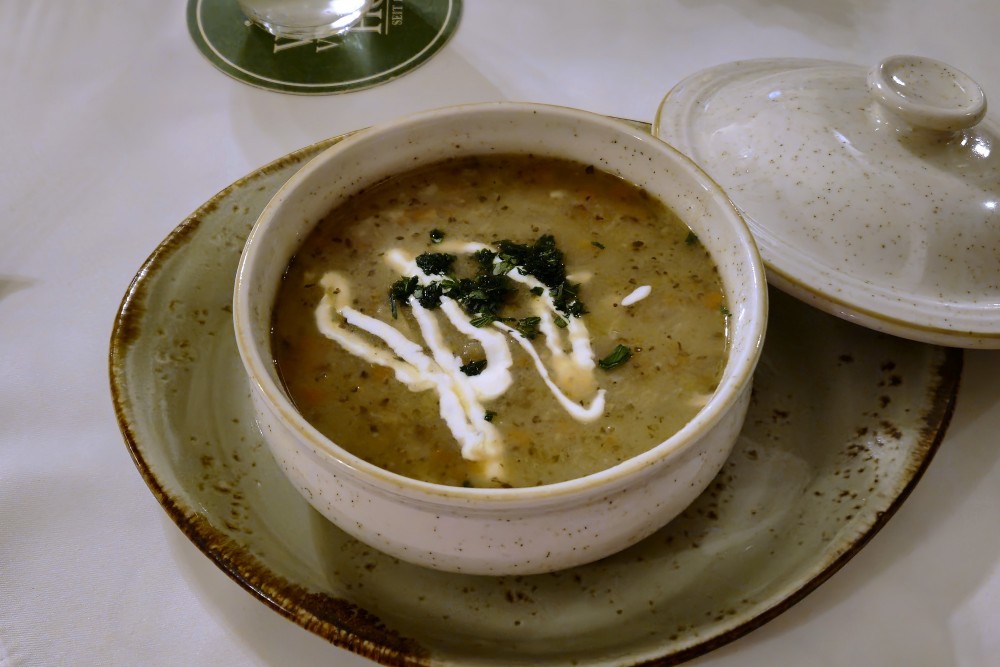 Waldviertlerhof - Erdäpfelsuppe - kraftig und gut, vegetarisch, top frische ... - Waldviertlerhof - Wien