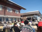 Terrasse mit Zubau. - Gasthof Alpenblick - Sulzberg