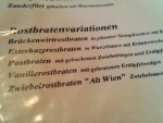 Brückenwirt - Rostbratenvariationen - Brückenwirt - Wien