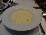 Vellutata Di Asparagi Bianchi
(Cremesuppe vom weißen Leondinger Spargel) - Bigoli - Linz