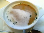 Panoramaschenke - Eierschwammerl-Cremesuppe (EUR 4,80) - Panoramaschenke - Wien