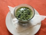 Lustig essen - Bärlauchsuppe mit Krennockerl - Gasthaus MÖSLINGER - Wien