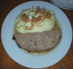 Faschierter Braten mit Pürree