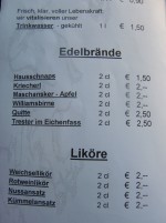 Aus der Speisekarte 2015 - Weinhof Nekrep - Gamlitz