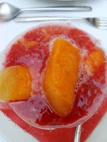 Nemtoi - 4.Gang-Aprikosensorbet auf Erdbeerbeet - Nemtoi - Wien