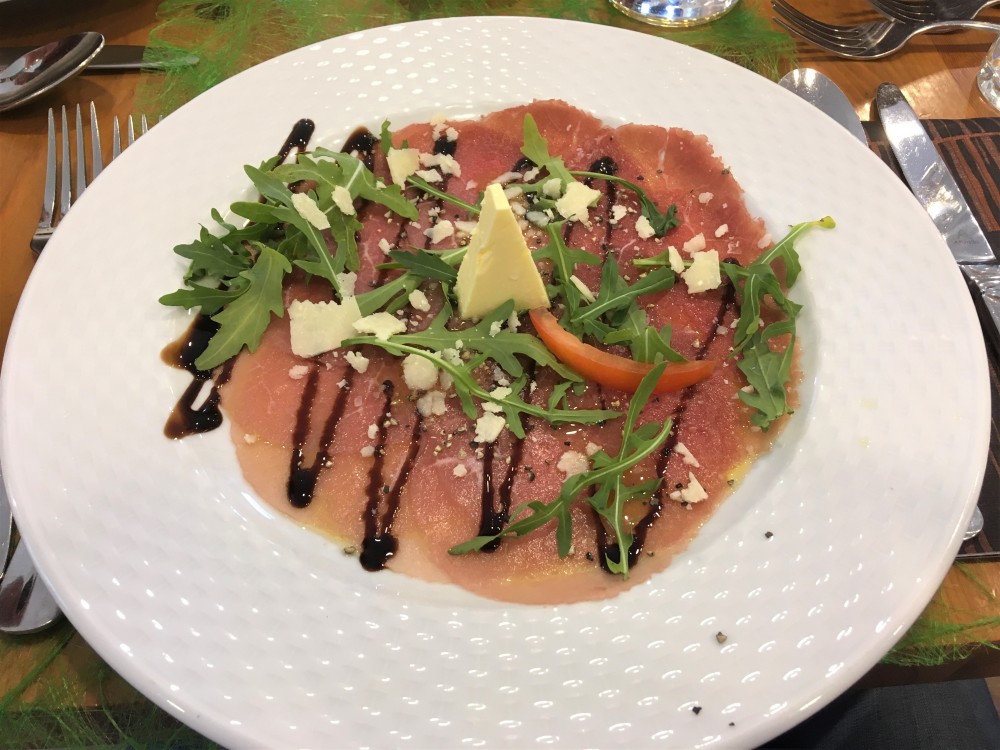 Carpaccio vom Rinderfilet - TAFL´s Restaurant - St. Peter am Kammersberg