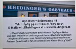 Heidinger´s Gasthaus - Wien