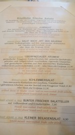 Speisekarte - Meilinger Taverne - MITTERSILL