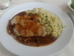 Schweinskarree mit Spätzle und Schwammerlsauce - Landhof Steinbäck - St.Stefan