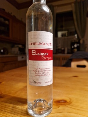 Der edelste Schnaps 0,35l 80,-- - Spielböckhof - Mostheuriger Steiner - Kaumberg