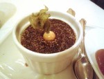 Der Kuckuck Crème brûlée von der Sacher Torte mit Eierlikörespuma - Der Kuckuck - Wien