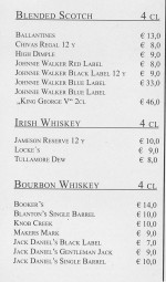 Whiskey - Hemingway American Bar - Graz