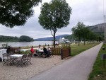 Zum goldenen Anker Gastgarten an der Donau - Gasthof Zum Goldenen Anker - Hainburg