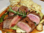 Lammfilet im Gemüse und Kartoffelgratin - Werbenhof - Dornbirn