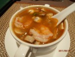 Tom Yam Gung. Einmal durchgerührt...damit die Garnelen auch mal ans Licht ... - Thai Kitchen Restaurant - Wien