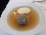 Leberknödel, Griesnockerlsuppe - Gasthof Strasser - Maria Ellend