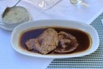 Pfarrwirt - Naturschnitzel mit Reis - die Jus wird aber extra zubereitet, ... - Pfarrwirt - Wien