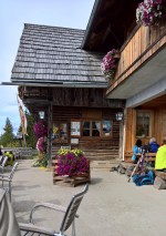 .....auf der Terrasse. - Kohlröslhütte - Hermagor