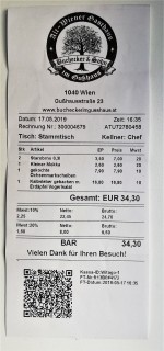 Damit man schon einmal ein Gefühl fürs Preisniveau bekommt - Buchecker & Sohn - Wien