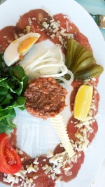 Das Beste vom Angus-Rind: Carpaccio und Tartar - Restaurant Herbert Hettegger - Niedergrünbach