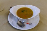 Restaurant Schwabl - Tadellose Geflügelcremesuppe vom Gansl, kräftig im ... - Restaurant Schwabl - Wien