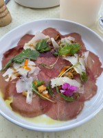 Rindscarpaccio - phänomenal! - Gusto im Wörtherhof - RAURIS