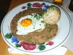 Linsen Mit Speck, Semmelknödel und Spiegelei - Jausenstation Fam Reischer - Furth an der Triesting