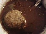 Wildentenkraftsuppe mit Wildentenfleischknödel (€ 3,50) - Wald/4ler Stub'n - Wien