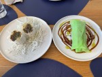 Klebriger Reiskuchen und Pandan Palatschinke - Kendang - Wien