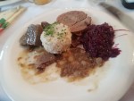 Hirschbraten, Semmelknödel,Kalbsrollbraten,Rotkraut - Gasthaus zur Linde - Kirchenwirt - Altenmarkt/Triesting