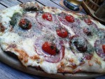 Zum schwarzen Adler - Feuerfleck Mailänder (Salami, Mozzarella, ... - Gasthaus-Brauerei Zum Schwarzen Adler - Wien