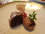 Schokokuchen | Schokomousse | Heidelbeersorbet | Parmesanchip - Wirtshaus Troicher - Pension Steirerland - Mureck