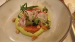 Ceviche von der Garnele mit Blutorangenfilets und div. anderem laut Menükarte - Hansen - Wien