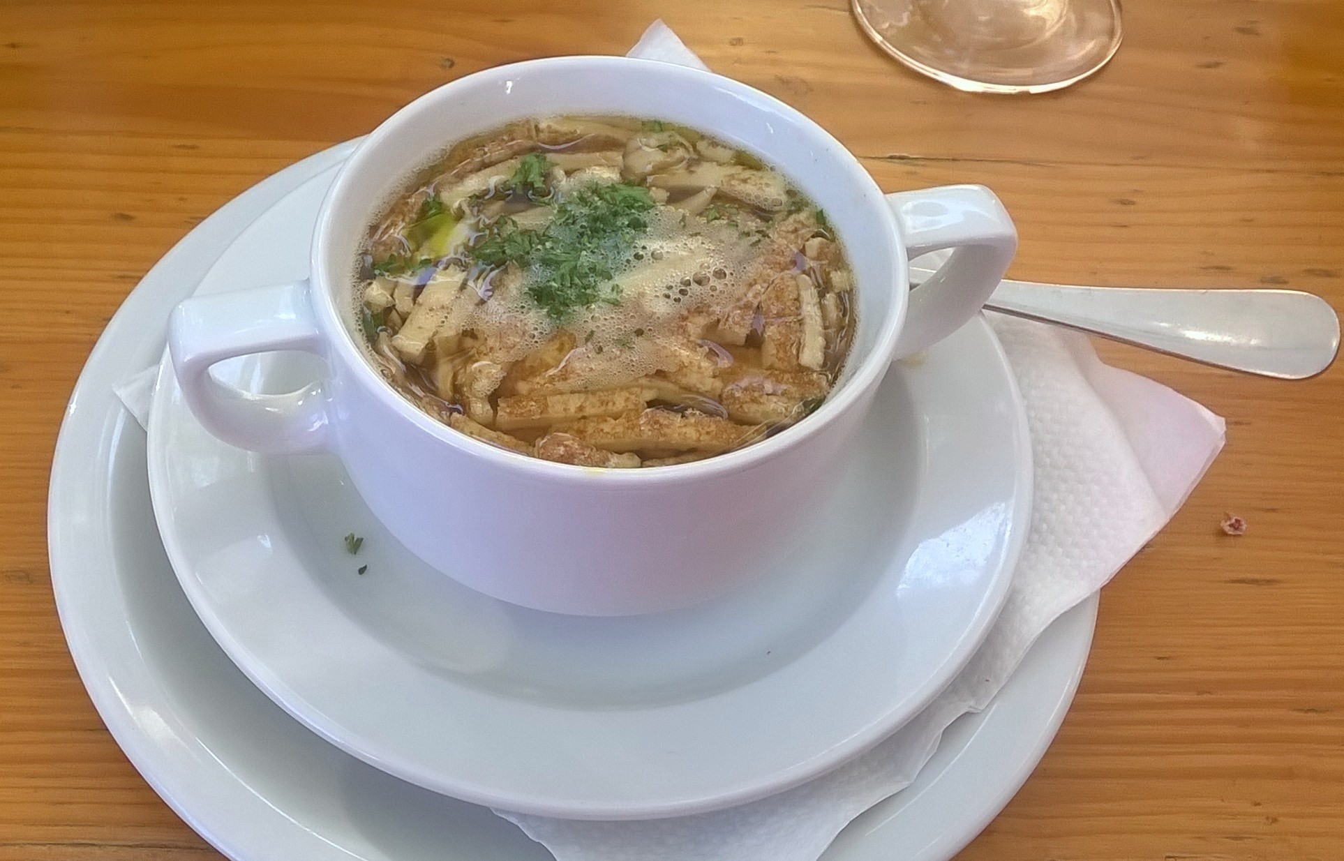 Fritattensuppe - Bergrestaurant Wurbauerkogel - Windischgarsten