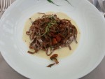 Pilztagliatelle mit Lauch und Borbonese Pfeffer - Le Ciel - Wien