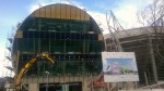 WESTSTADION Wien-Hütteldorf, zwar noch nicht ganz fertig, aber so schauts aus, wenn man am ...