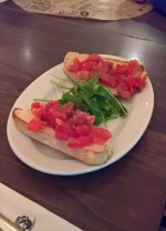 Bruschetta klein und gut - L'Osteria Wien - Wien