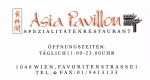 Asia Pavillon Visitenkarte - Asia Pavillon - Wien