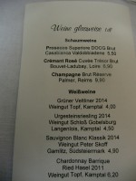 Neubeck - Speisekarte (Weinangebot glasweise) - Neubeck - Bregenz